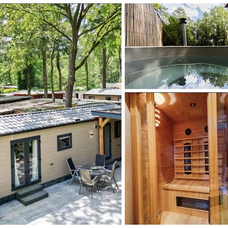 Veluwe Hoenderloo Luxury Chalet With Private Sauna And Hot Tub - Swimming Pool Tennis Court Supermarket Bowling Alley Theatre And Entertainment For Children 外观 照片