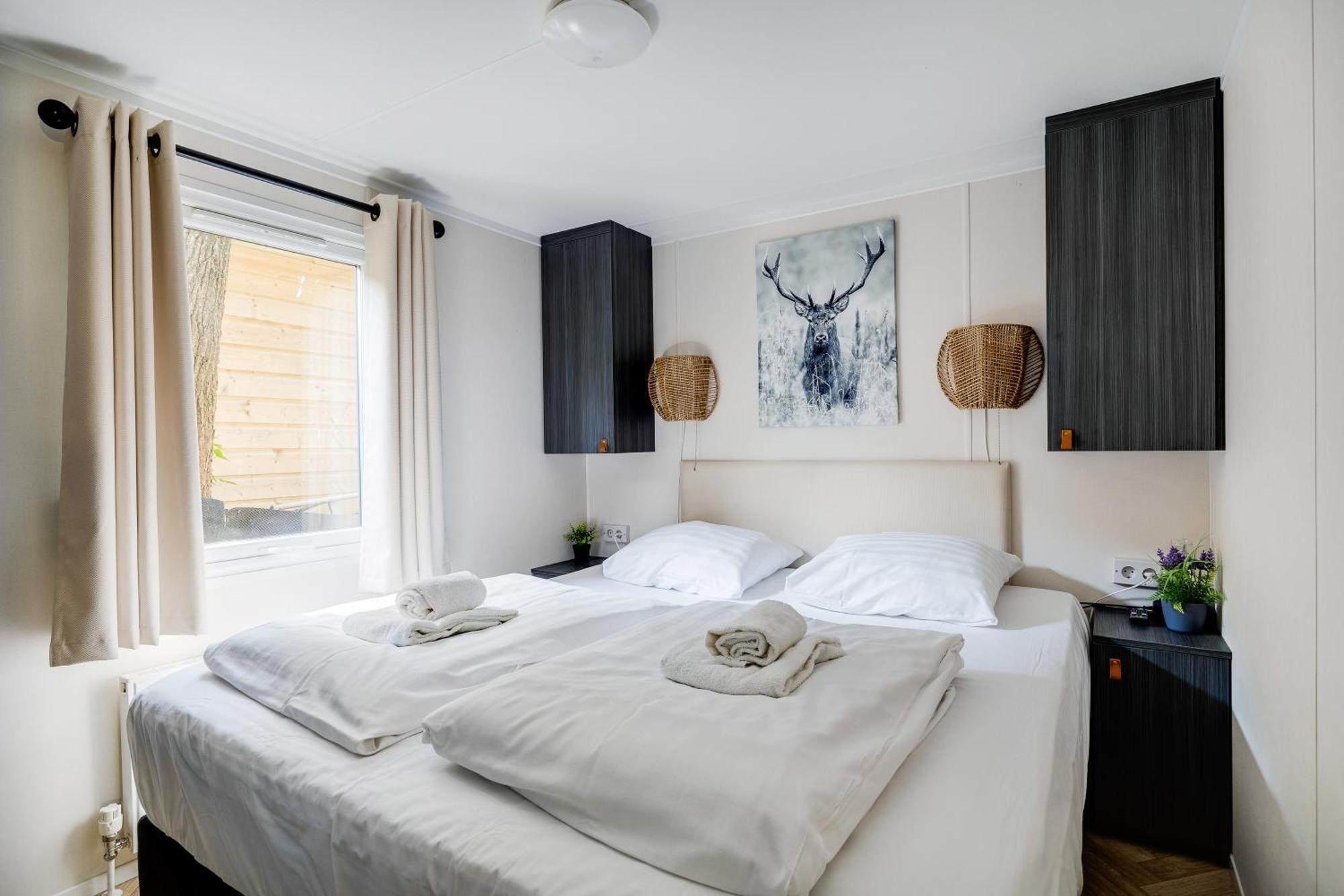 Veluwe Hoenderloo Luxury Chalet With Private Sauna And Hot Tub - Swimming Pool Tennis Court Supermarket Bowling Alley Theatre And Entertainment For Children 外观 照片