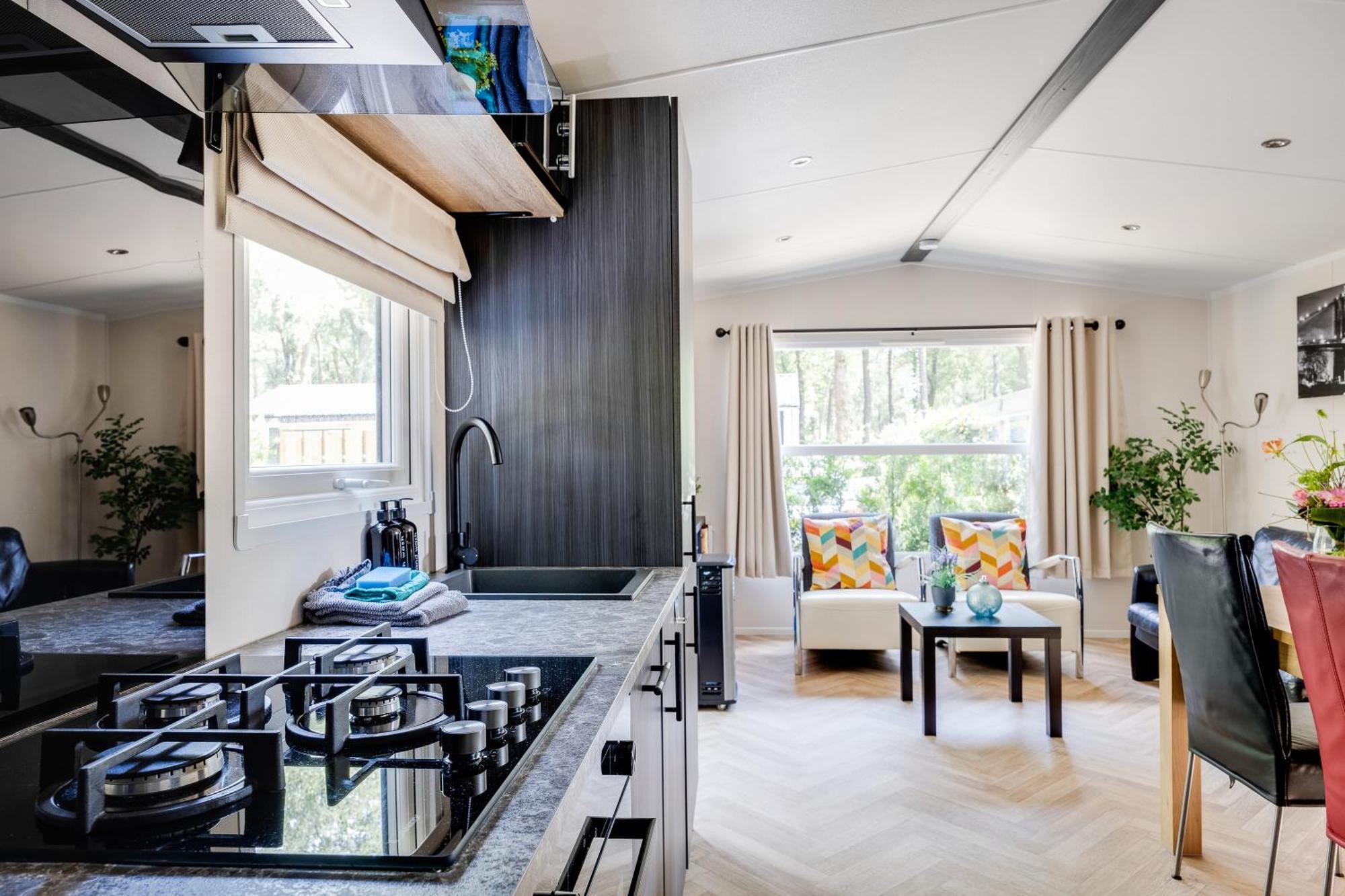 Veluwe Hoenderloo Luxury Chalet With Private Sauna And Hot Tub - Swimming Pool Tennis Court Supermarket Bowling Alley Theatre And Entertainment For Children 外观 照片