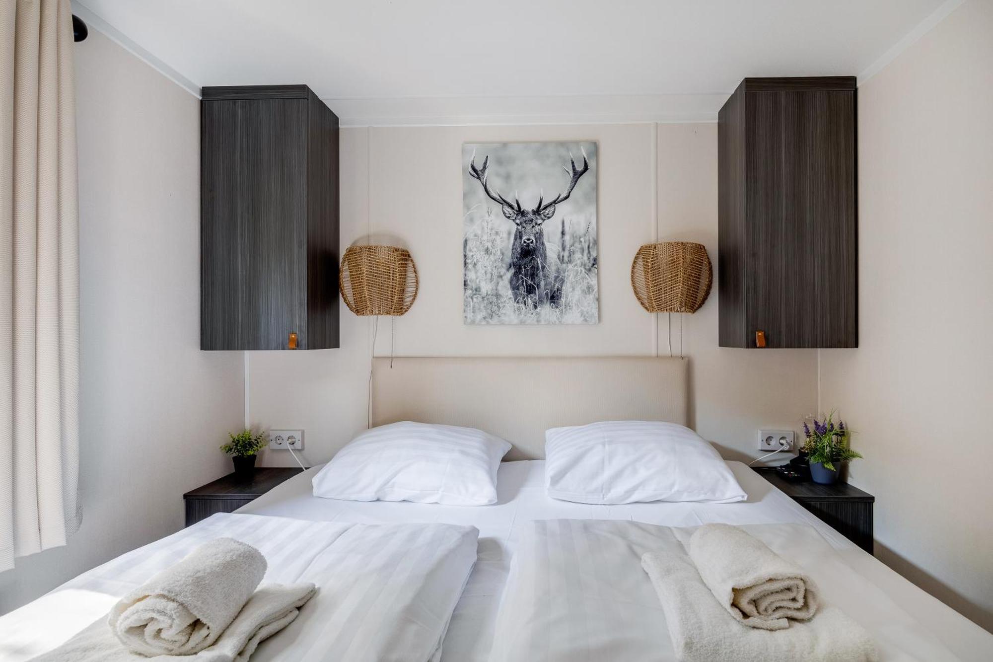 Veluwe Hoenderloo Luxury Chalet With Private Sauna And Hot Tub - Swimming Pool Tennis Court Supermarket Bowling Alley Theatre And Entertainment For Children 外观 照片