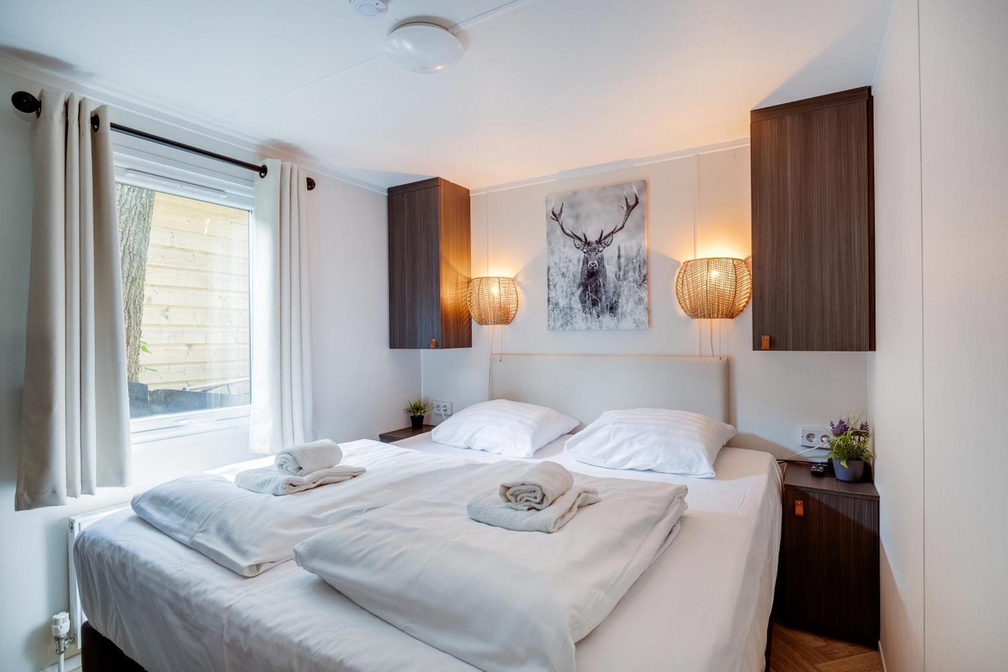 Veluwe Hoenderloo Luxury Chalet With Private Sauna And Hot Tub - Swimming Pool Tennis Court Supermarket Bowling Alley Theatre And Entertainment For Children 外观 照片